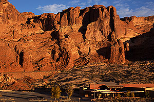 Along road in Arches National Park