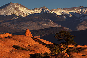 La Sal Mountains in Moab