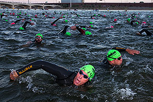 - #514 swimming at Ironman Arizona 2013