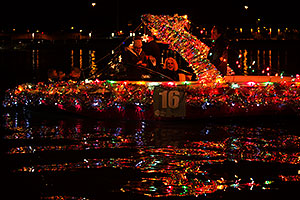 Boat #16 at APS Fantasy of Lights Boat Parade