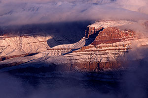 Snow in Grand Canyon, Arizona