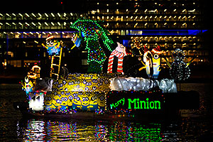 Boat #11 with Minions at APS Fantasy of Lights Boat Parade