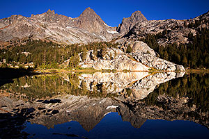 Ediza Lake in Eastern Sierra, California