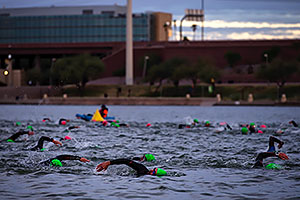 00:26:56 swimming at Ironman Arizona 2016