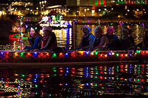 Dragon Boat Association boat at APS Fantasy of Lights Boat Parade
