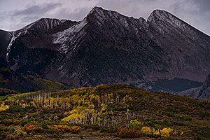 Fall colors at McClure Pass, Colorado