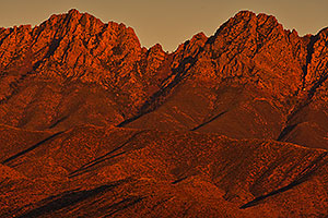 Evening at Four Peaks, Arizona