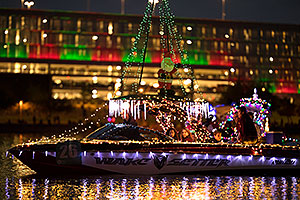 Boat #26 with Santa at APS Fantasy of Lights Boat Parade