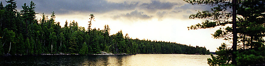 /images/500/1997-10-tema-nip-camp-sp.jpg - #00072: view from an island on Anima Nipissing Lake … Oct 1997 -- Anima Nipissing Lake, Temagami, Ontario.Canada