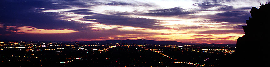 /images/500/2000-08-phoenix-squaw-sp.jpg - #00565: view of Phoenix from Squaw Peak … August 2000 -- Squaw Peak, Phoenix, Arizona