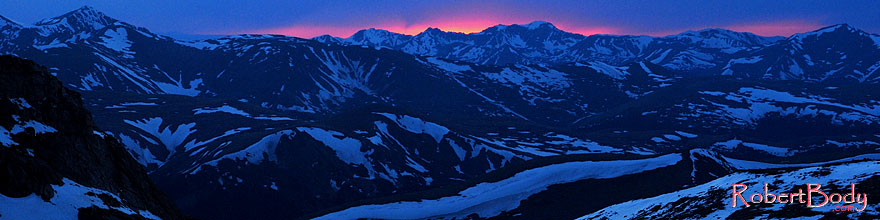 /images/500/2007-06-17-evans-sunset-sp.jpg - #03966: sunset view from Mt Evans … June 2007 -- Mt Evans, Colorado