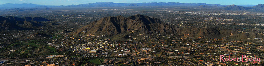 /images/500/2008-03-09-camelback-3856sp.jpg - #04872: View North from the top of Camelback Mountain in Phoenix … March 2008 -- Camelback Mountain, Phoenix, Arizona