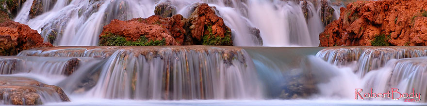 /images/500/2008-03-23-hav-beaver-5796sp.jpg - #04943: Waterfalls along Havasu Creek … March 2008 -- Havasu Creek, Havasu Falls, Arizona