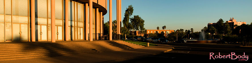 /images/500/2008-11-30-asu-fountain-58250sp.jpg - #06280: Gammage Auditorium at ASU … November 2008 -- Arizona State University, Tempe, Arizona