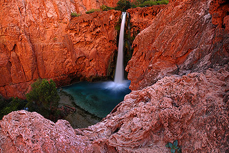 Mooney Falls - 210 ft drop (64 meters) 