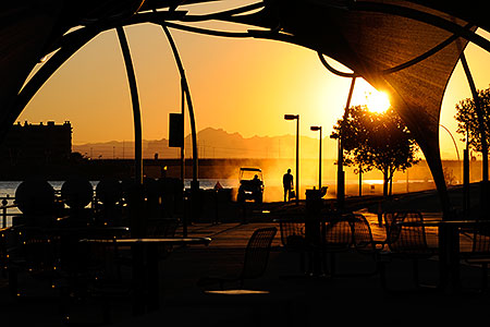 6:31am Sunrise at Tempe Town Lake 