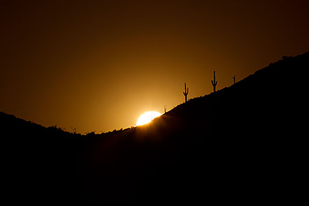 Sunset in Superstitions 