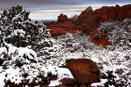 Snow in Sedona 