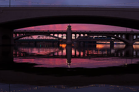 Sunset at Tempe Town Lake 