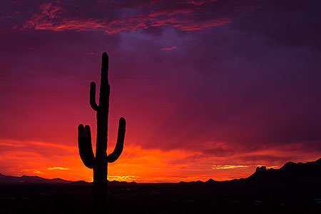 Sunset in Superstitions 