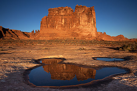 Courthouse Towers in Arches National Park 