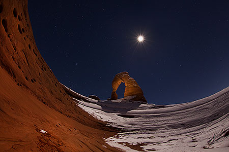 Delicate Arch in Arches National Park 