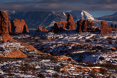 Turret Arch in Arches National Park 
