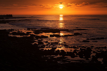 Sunset in La Jolla, California 