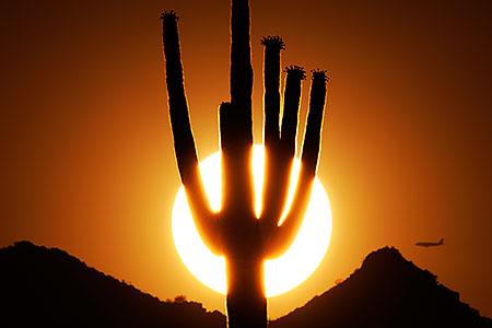 Sunset in Superstitions 