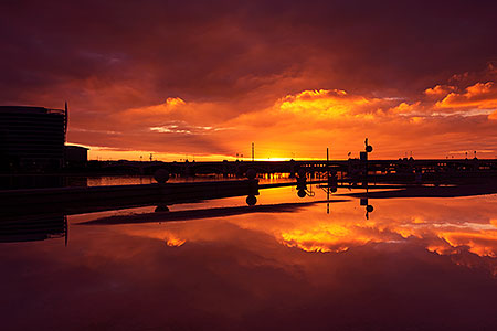 Sunset at Tempe Town Lake 
