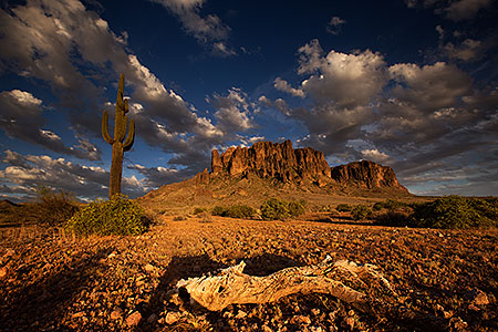 Evening in Superstitions 