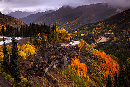 Images of Red Mountain Pass between Ouray and Silverton 