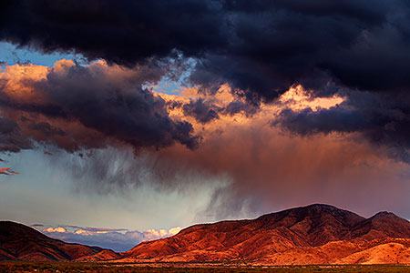Rain clouds over Santa Rita Mountains 