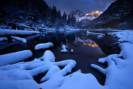 Maroon Bells sunrise 
