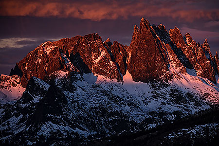 Minarets in Eastern Sierra, California 