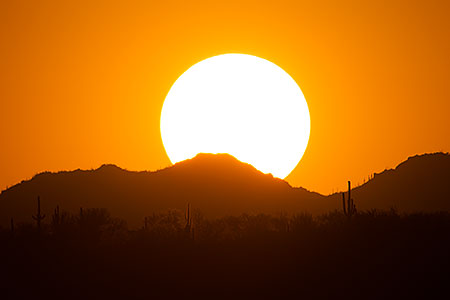 Sunset in Santa Catalina Mountains 