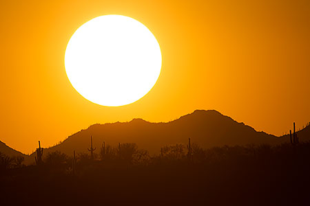 Sunset in Santa Catalina Mountains 