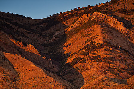 Rolling hills by Cokeville, Wyoming 